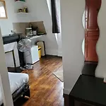 Backpacker room with an Eiffel Tower view near St Germain des Prés