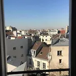 Backpacker room with an Eiffel Tower view near St Germain des Prés